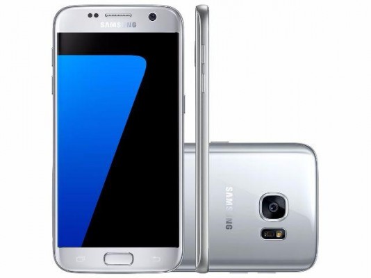 Samsung Galaxy S7 Flat Prata Novo com nota e garantia